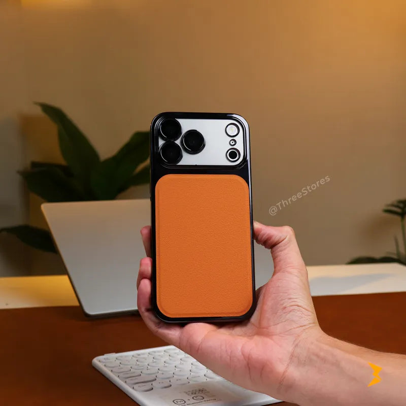 Executive Leather Camera Protection Case iPhone 17 Pro Max