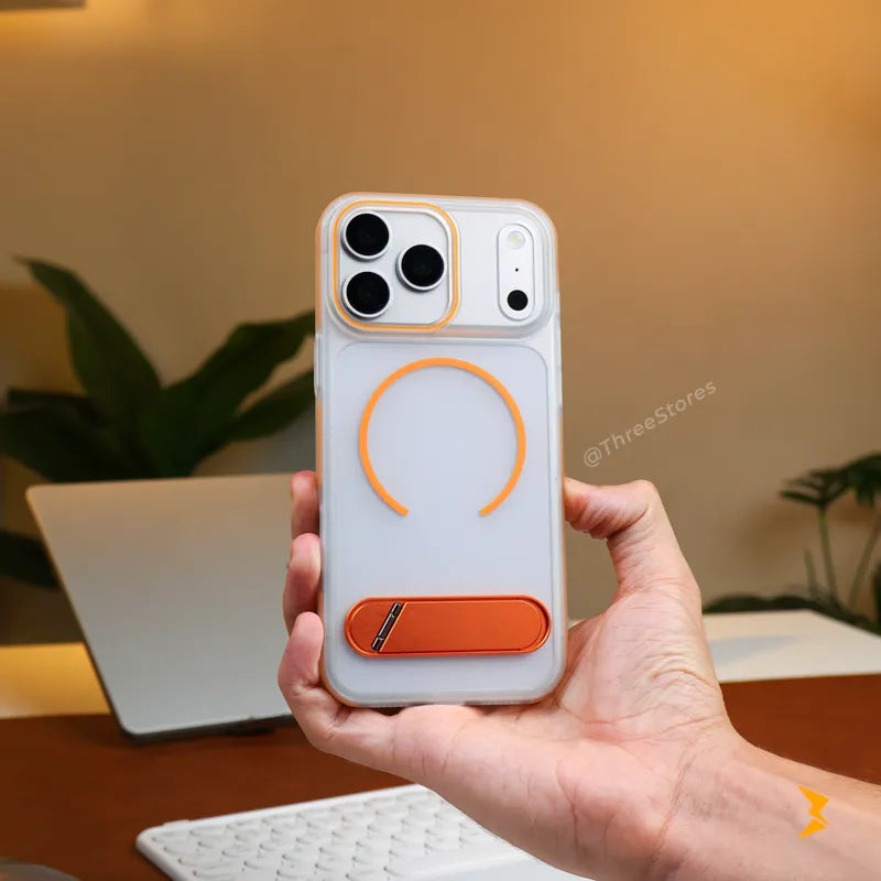 Polar Frosted Stand Magsafe Case iPhone 17 Pro Max