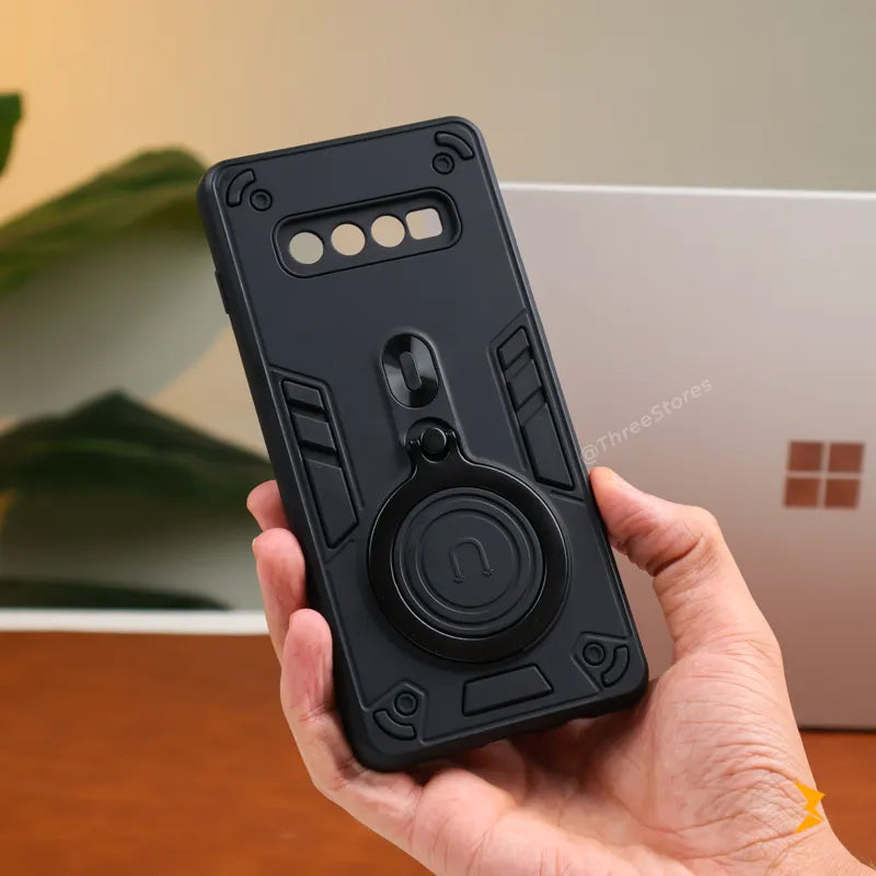 Tactical Stand Ring Case Samsung S10 Plus