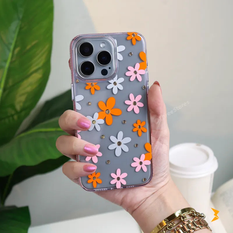 Floral TPU Magsafe Case iPhone 16 Pro Max