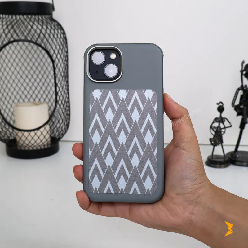 Chevron Leather Magsafe Case iPhone 13/14