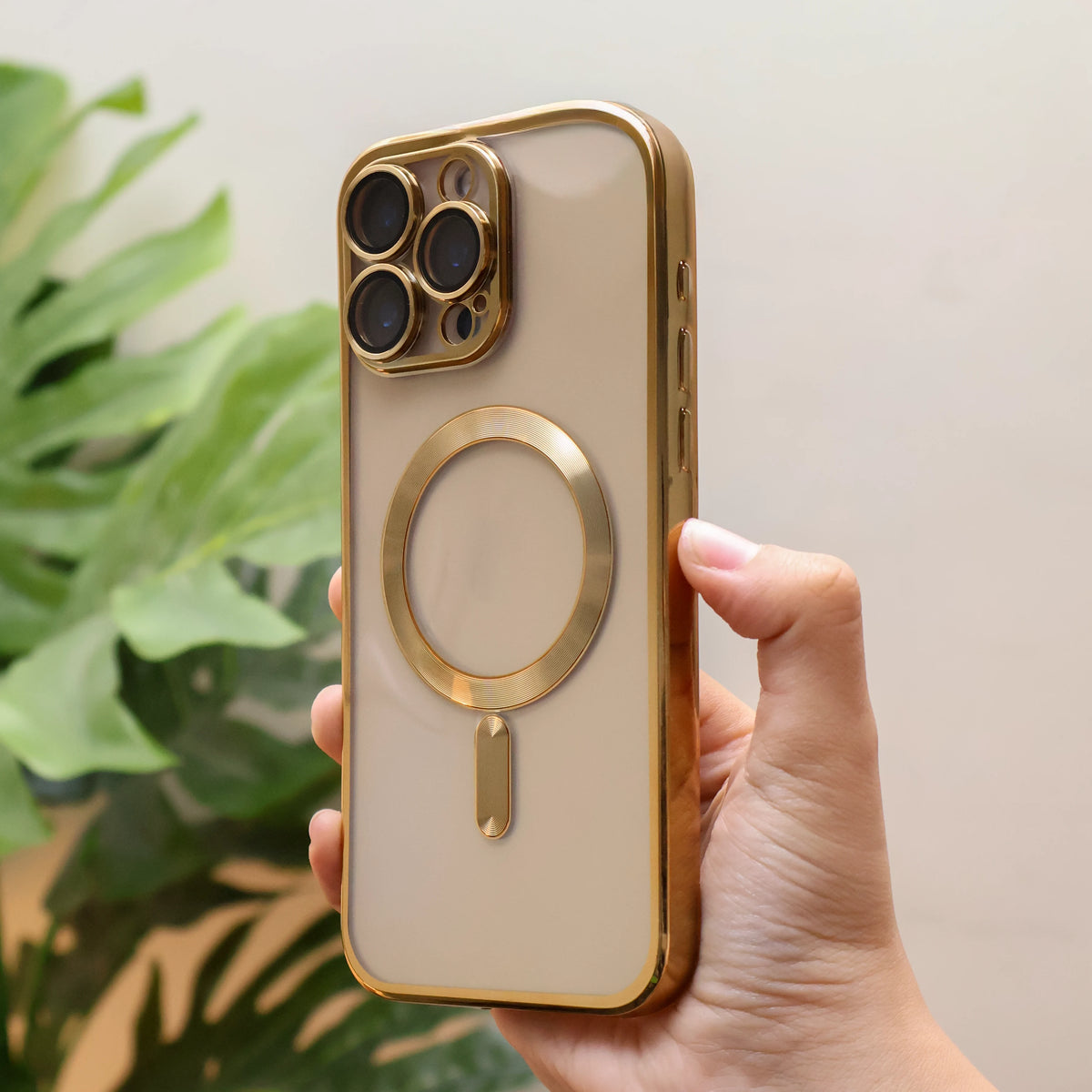 Glossy Magsafe Camera Protectionb Case iPhone 15 Pro Max