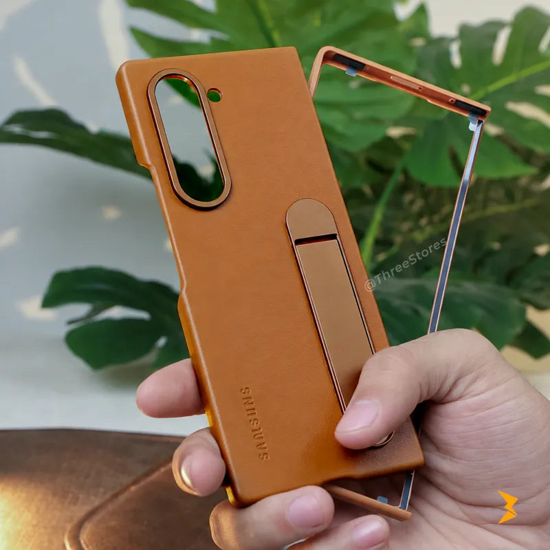 KindSuit Stand Leather Case Samsung Z Fold 6