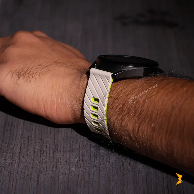 GUOi Diagonal Sport Silicone Strap For Smart Watch 22MM