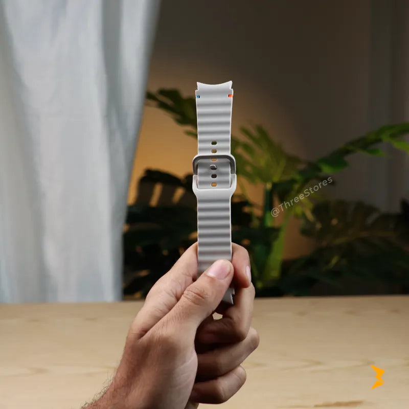 GUOi Ribbed Silicone For Samsung Watch 7