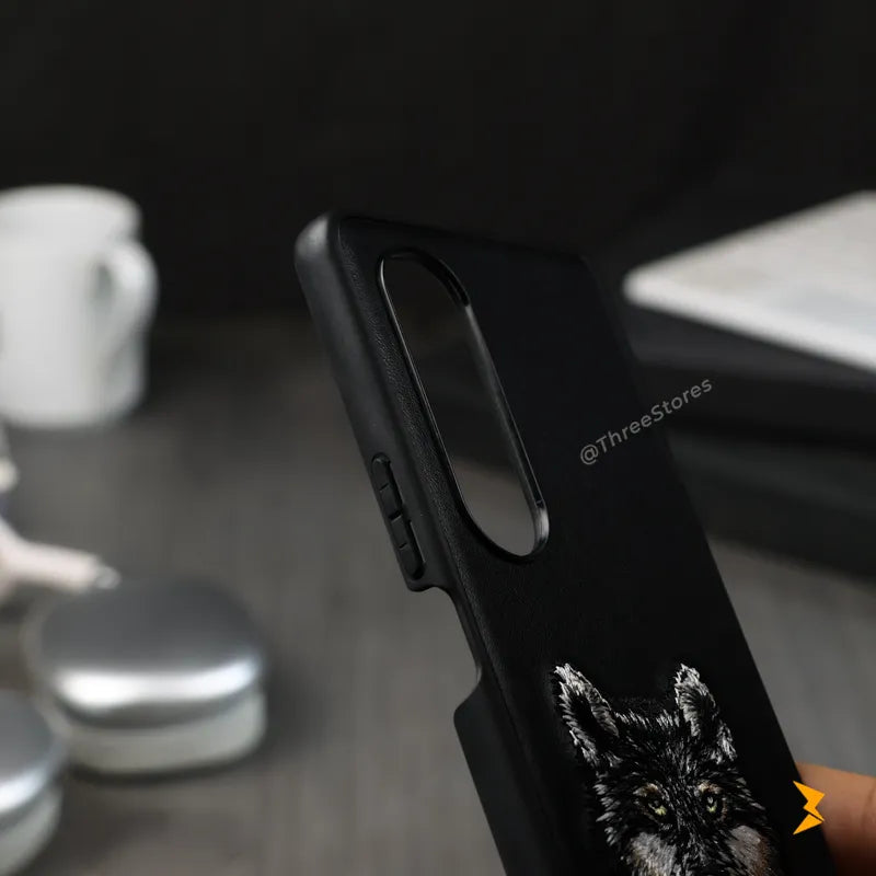 Wild Edge Leather Case Samsung Z Fold 4