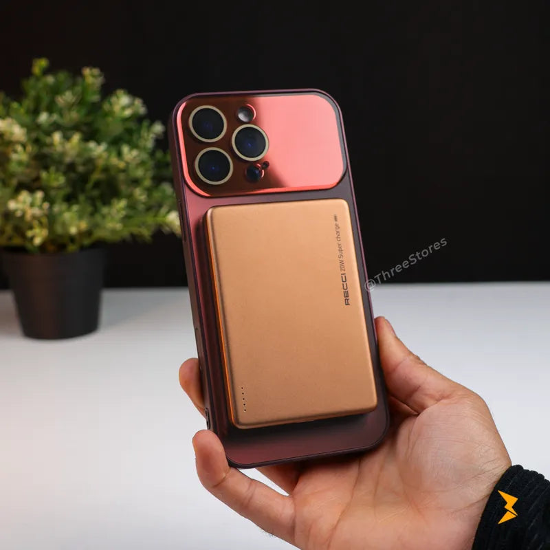 Burgundy Glow Camera Protection Magsafe Case iPhone 13 Pro Max