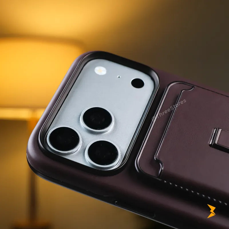 Puloka Magnetic Stand Wallet Case iPhone 17/18 Pro Max