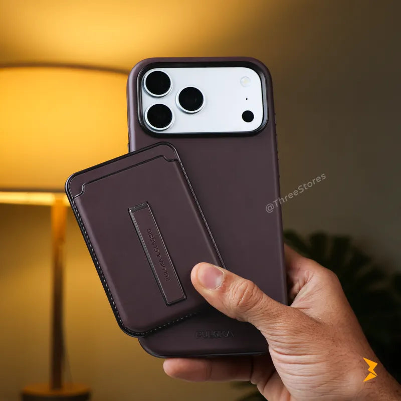 Puloka Magnetic Stand Wallet Case iPhone 17/18 Pro Max