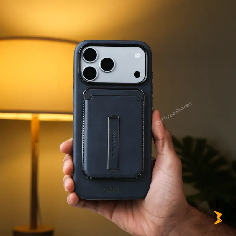 Puloka Magnetic Stand Wallet Case iPhone 17/18 Pro Max