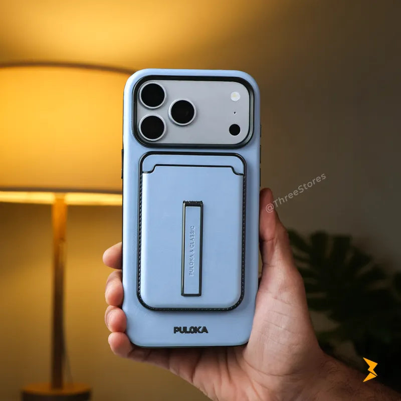 Puloka Magnetic Stand Wallet Case iPhone 17/18 Pro Max