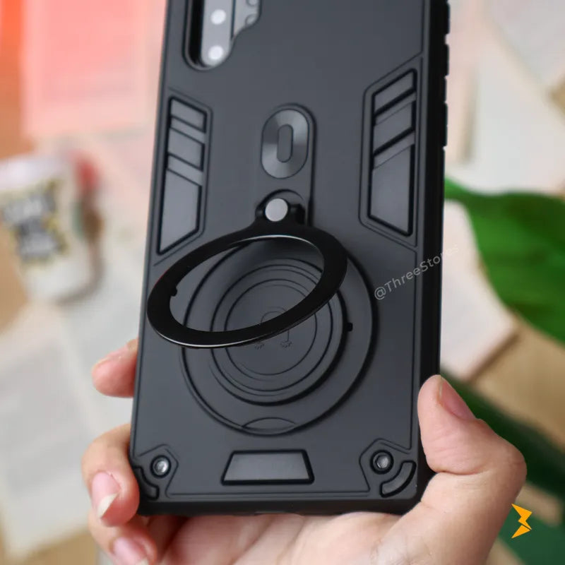 Tactical Stand Ring Case Samsung Note 10 plus