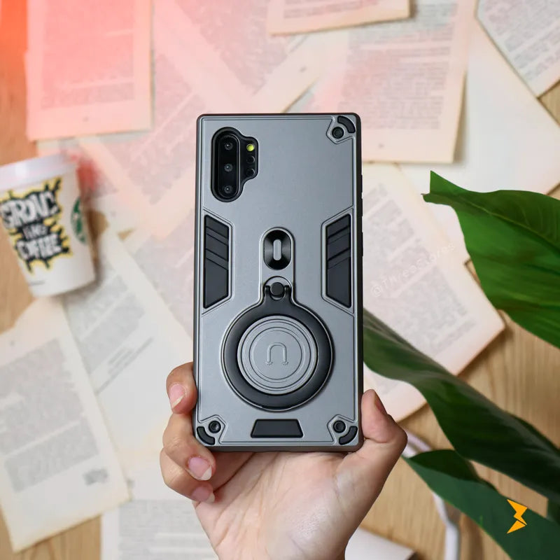 Tactical Stand Ring Case Samsung Note 10 plus