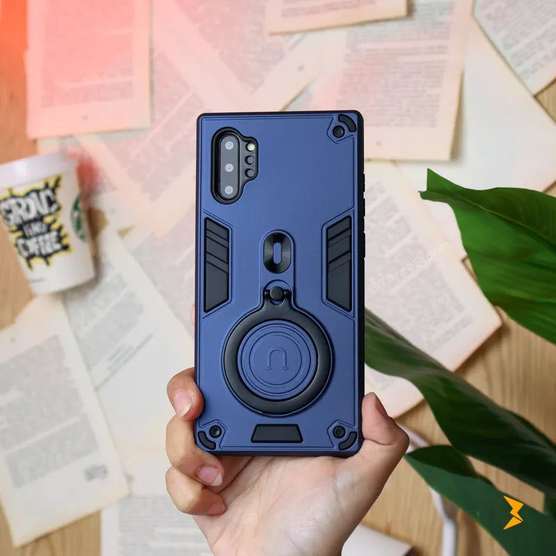 Tactical Stand Ring Case Samsung Note 10 plus