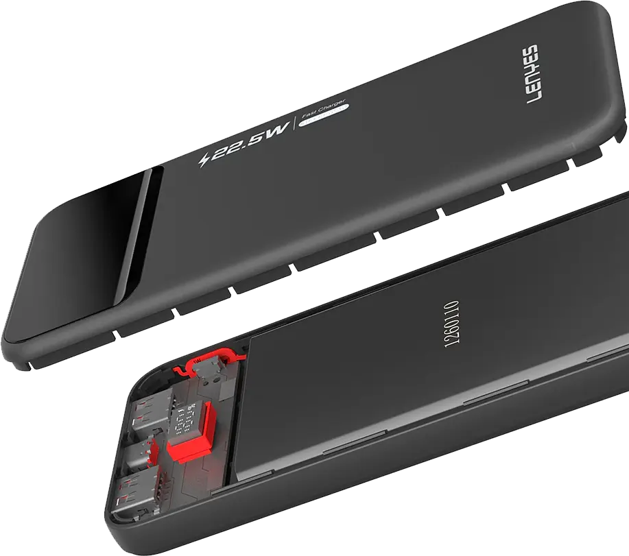 Lenyes 20000mAh 22.5W PD QC Digital Display Power Bank PX254D