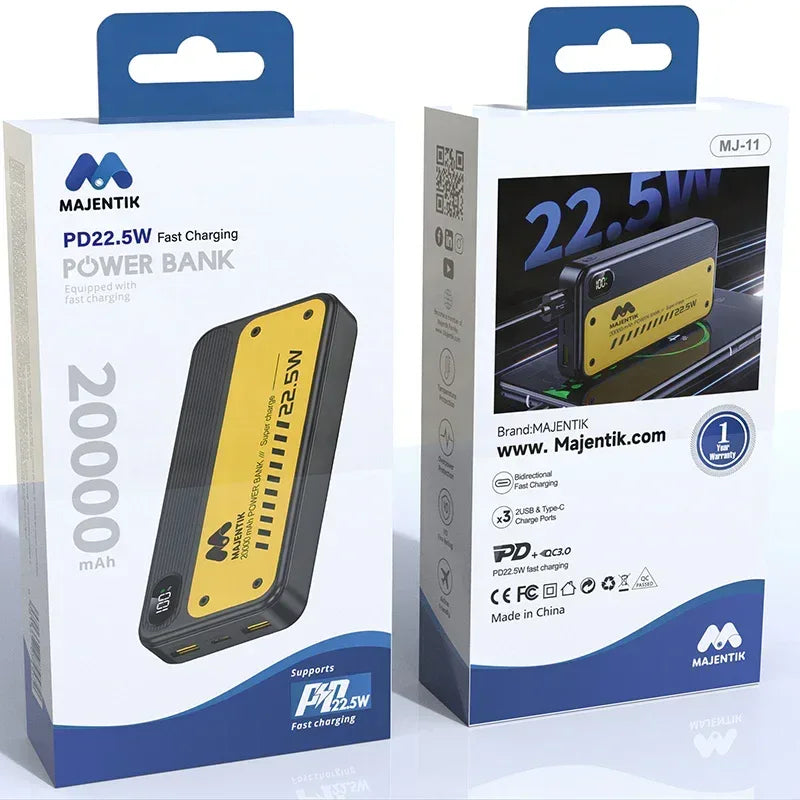 Majentik Power Bank Super Charge 20000 mAh MJ-11 - Three