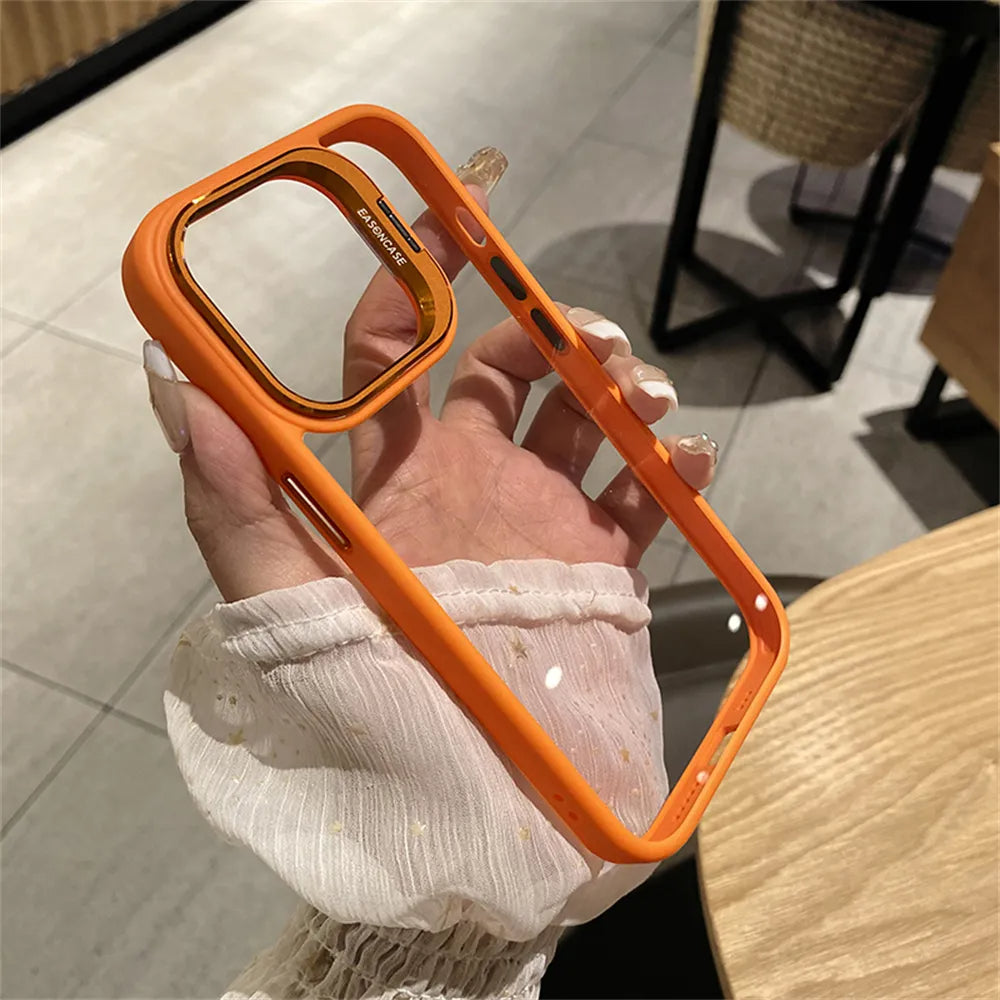 Bracket With Lens Film Case iPhone 12 Pro Max