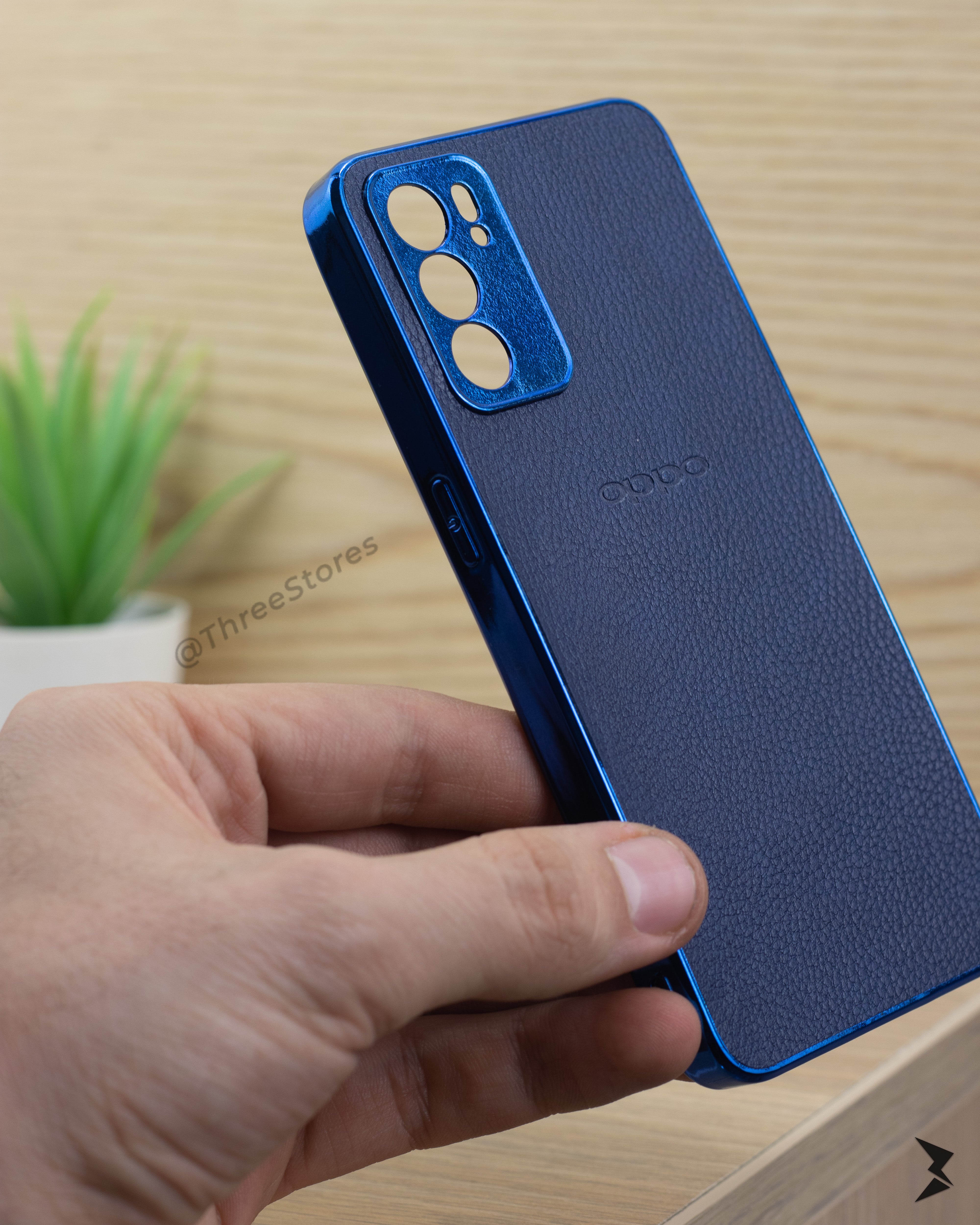 Leather Camera Protection Case Oppo Reno 6 5G