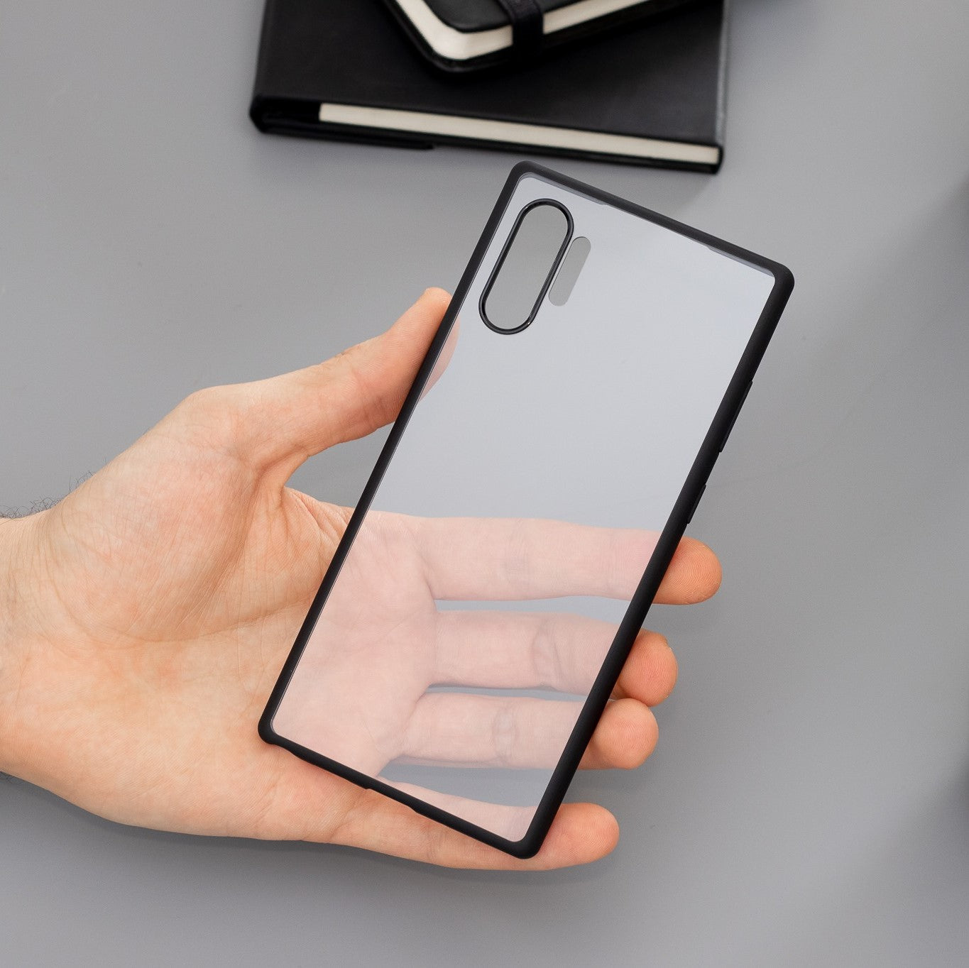 Q Series TPU Clear Back Case Samsung Note 10 Plus