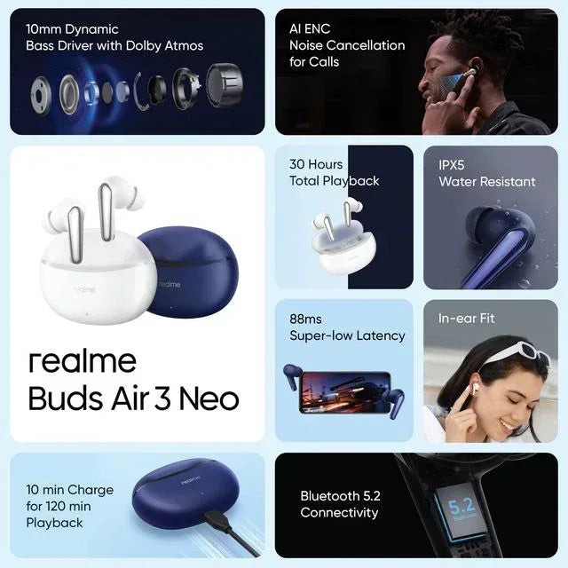 Realme Buds Air 3 Neo - Three
