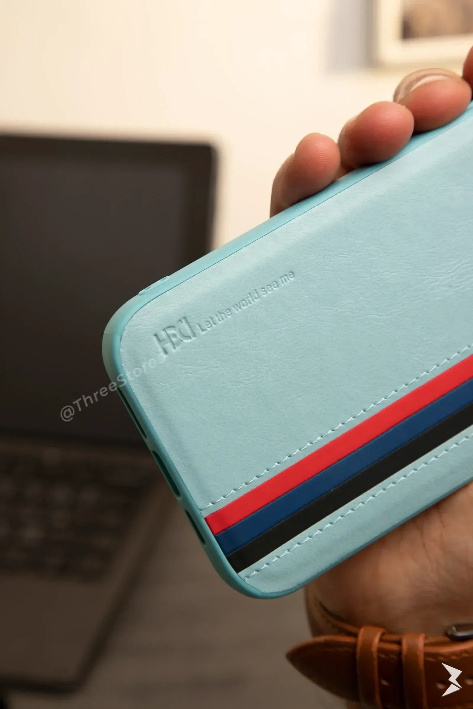 HDD Flag Leather Case iPhone 14 Pro Max - Three