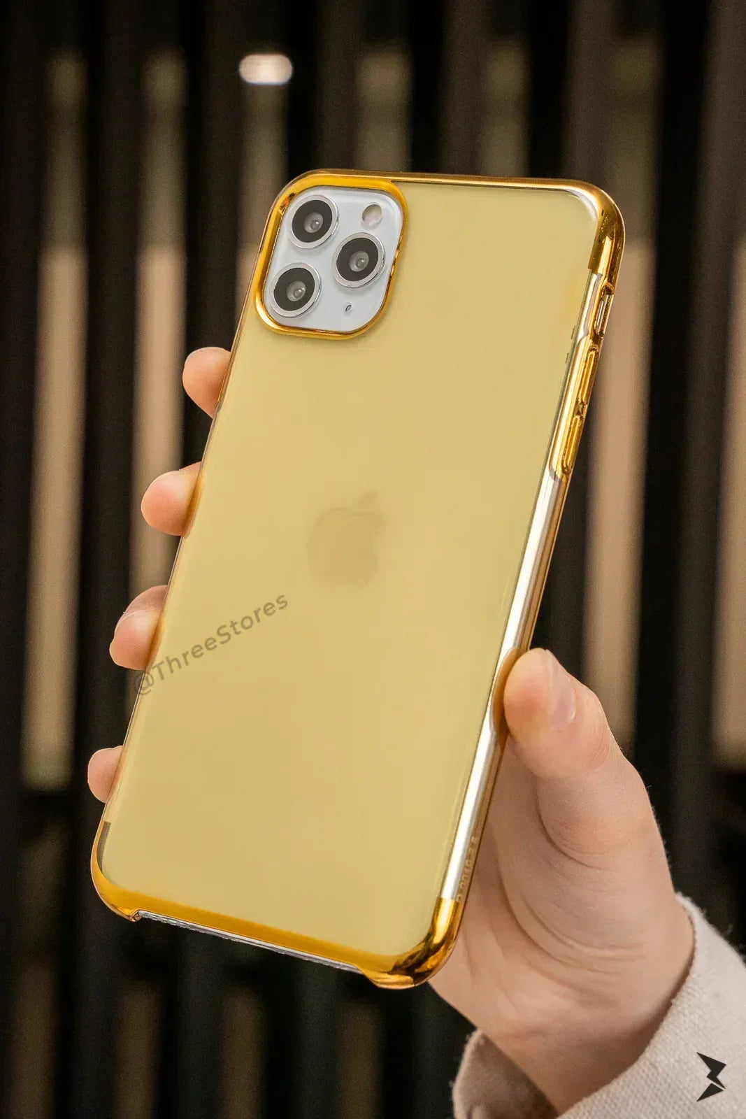 Colored Transparent TPU Case iPhone 11 Pro Max - Three