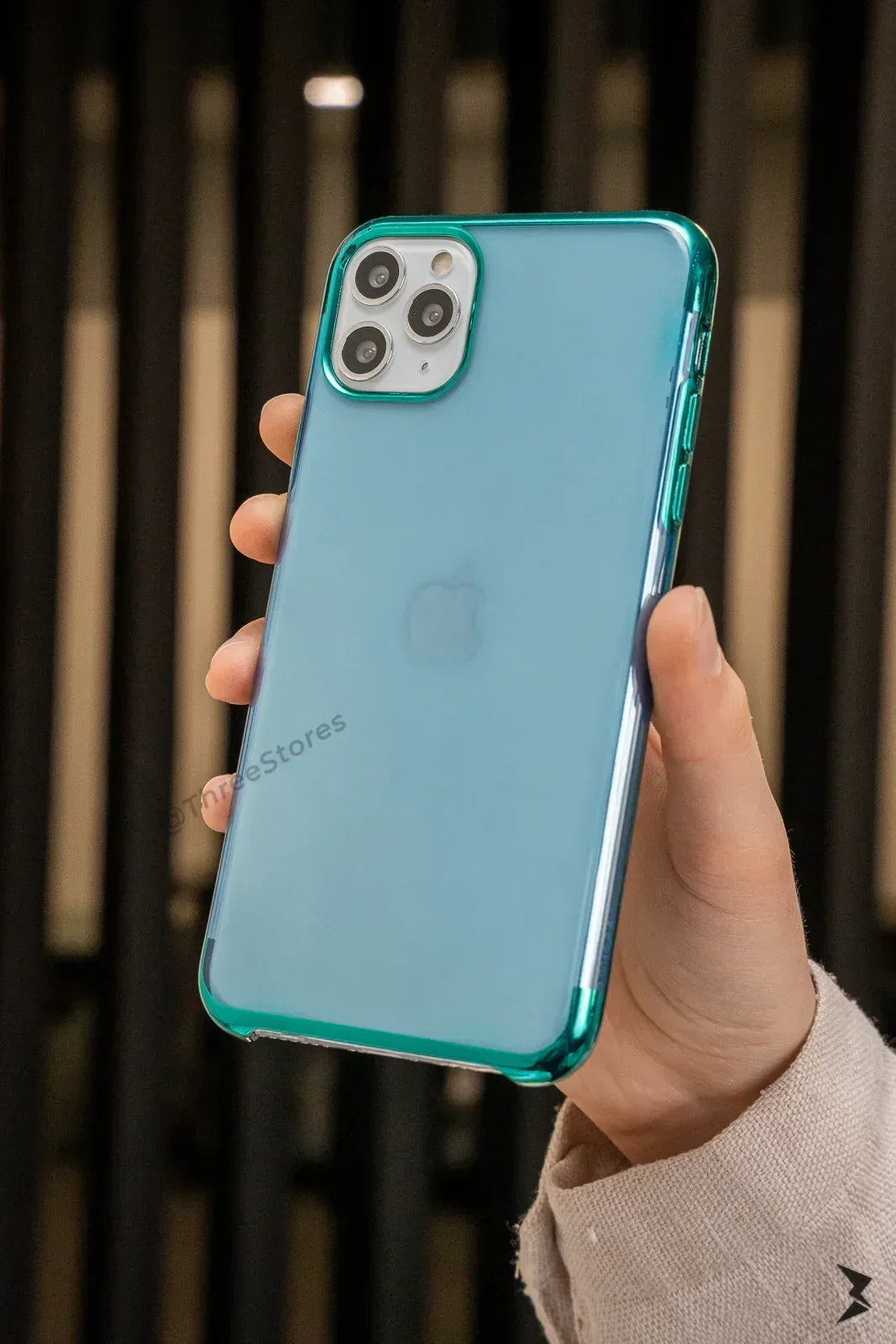 Colored Transparent TPU Case iPhone 11 Pro Max - Three