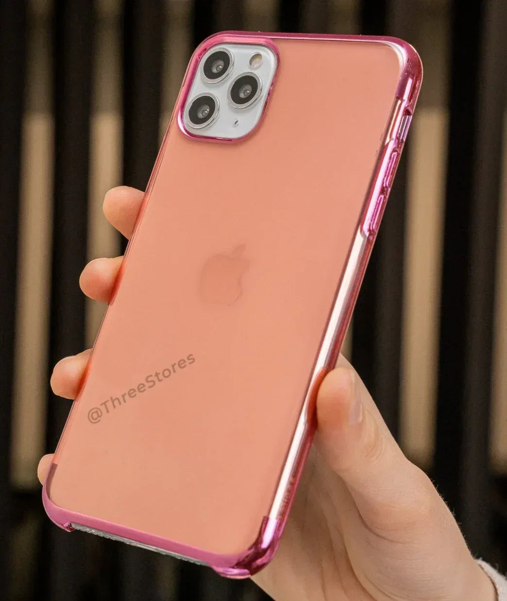 Colored Transparent TPU Case iPhone 11 Pro Max - Three