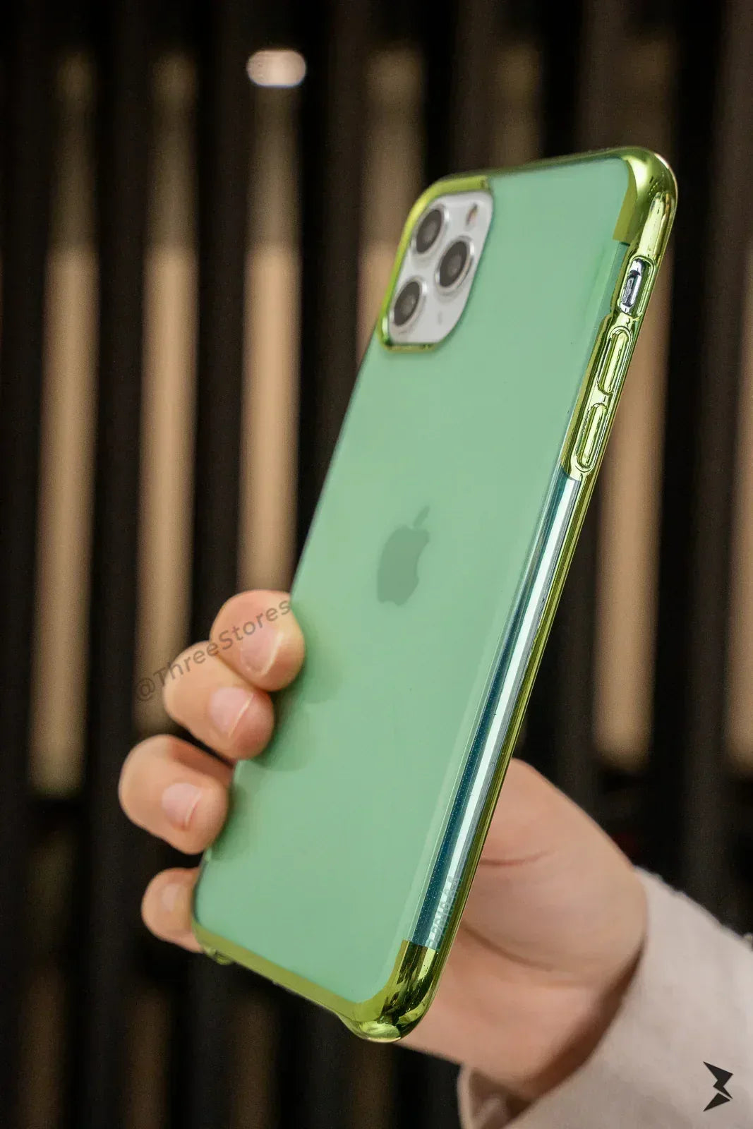 Colored Transparent TPU Case iPhone 11 Pro Max - Three