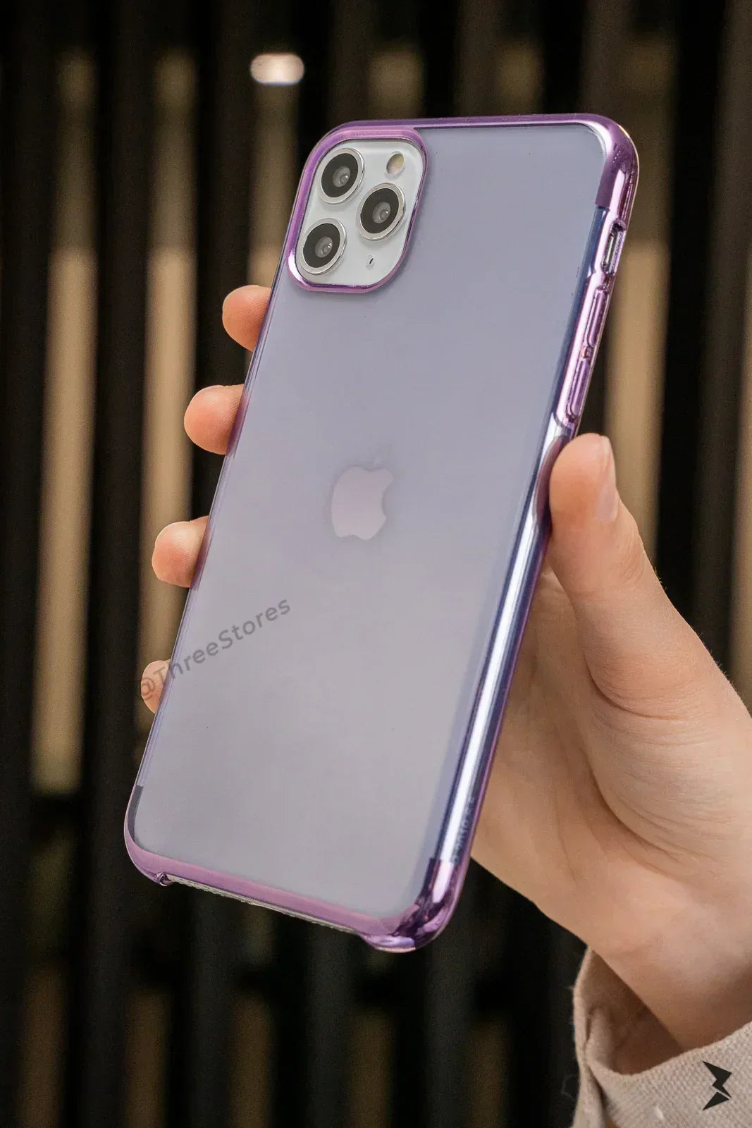 Colored Transparent TPU Case iPhone 11 Pro Max - Three