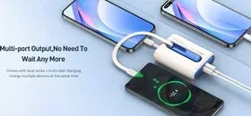 Recci Dual Cable Power Bank 10000mAh Fast Charging RPB-P12 - Three