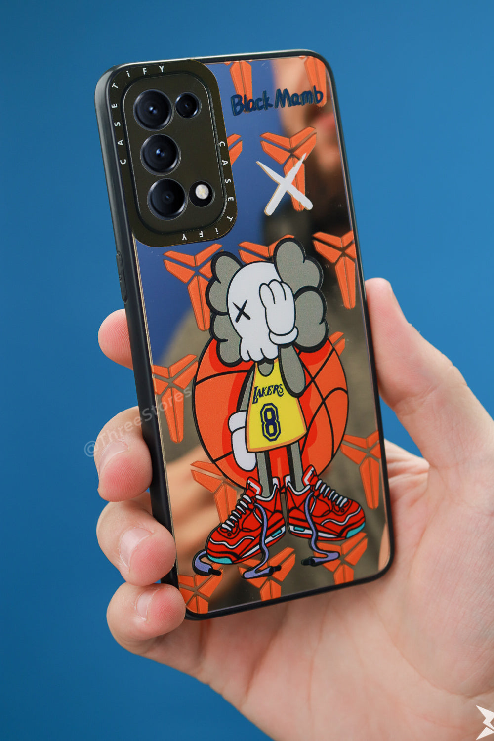 iRon Mirror Printed Case Oppo Reno 5 4G