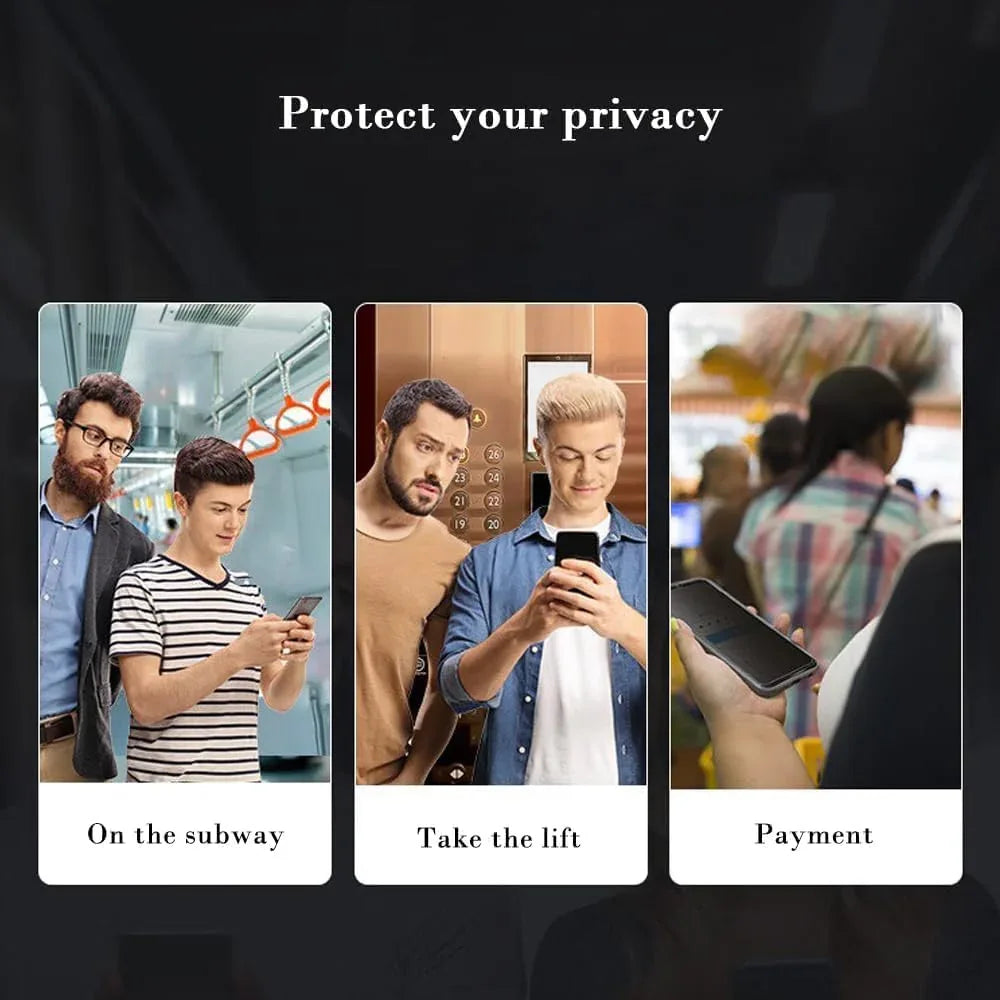 2P Privacy Glass Screen Protector iPhone 14 Pro Max - Three