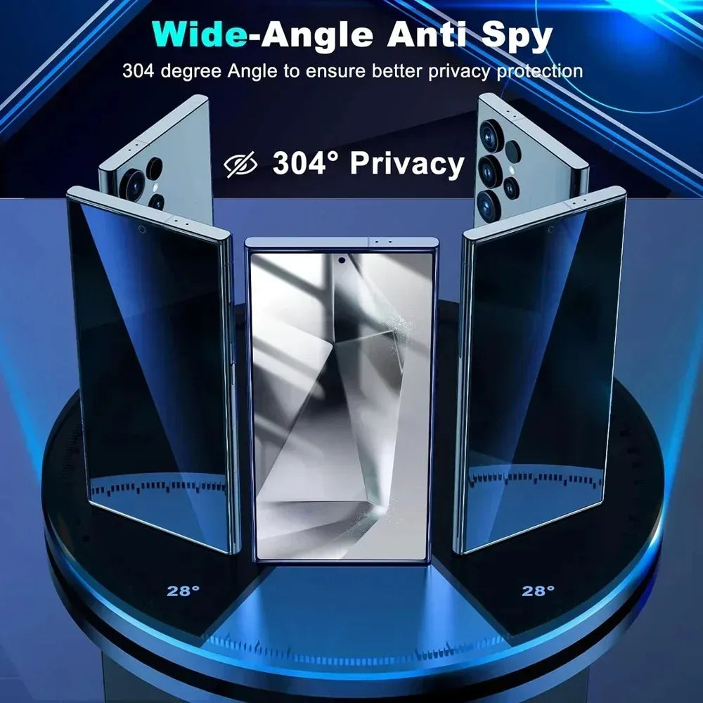 2P UV Privacy Glass Screen Protector Samsung S24 Ultra - Three