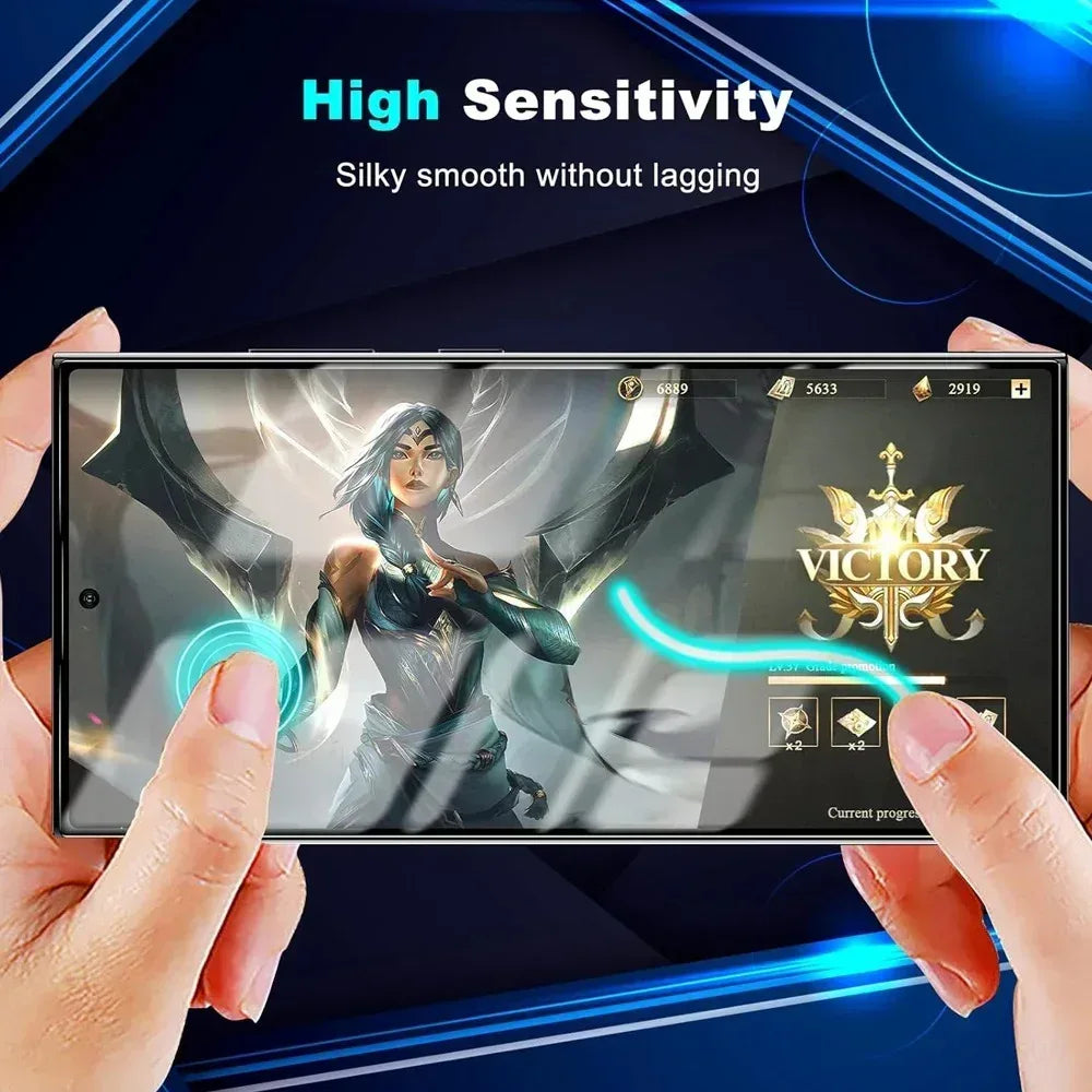 2P UV Privacy Glass Screen Protector Samsung S22 Ultra - Three