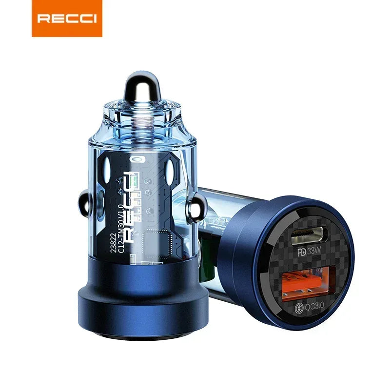 Recci Journey Series PD Fast Charging Car Charger RCC-N17 - Three