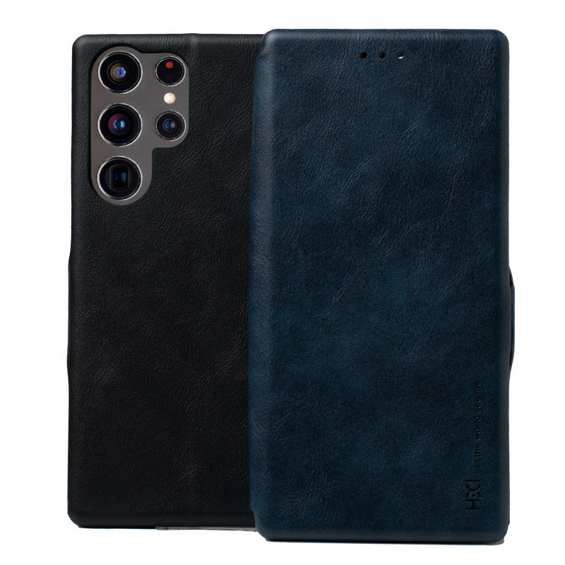 HDD Flip Wallet Leather Case Samsung S23 Ultra