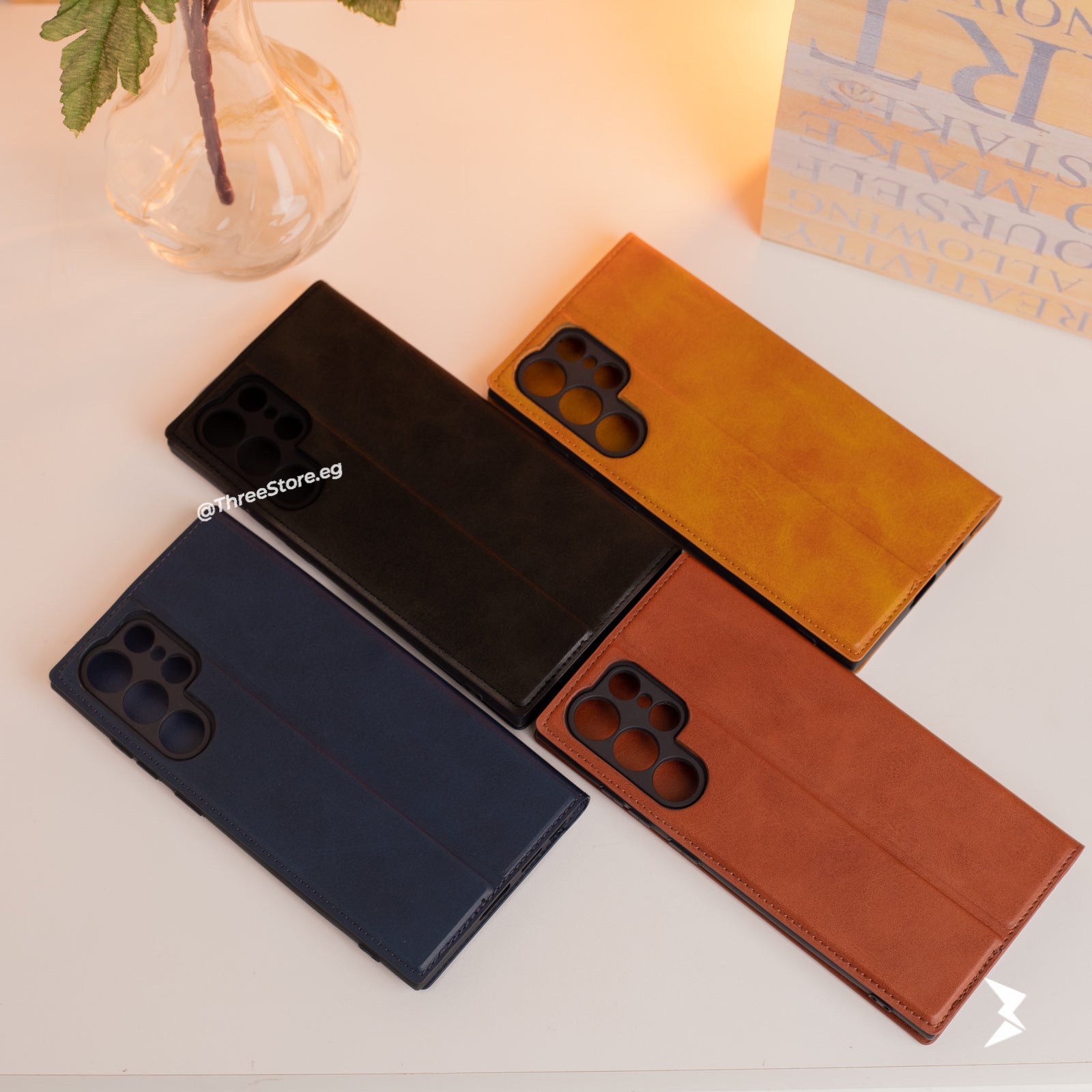Cradle Flip Leather Case Samsung S22 Ultra