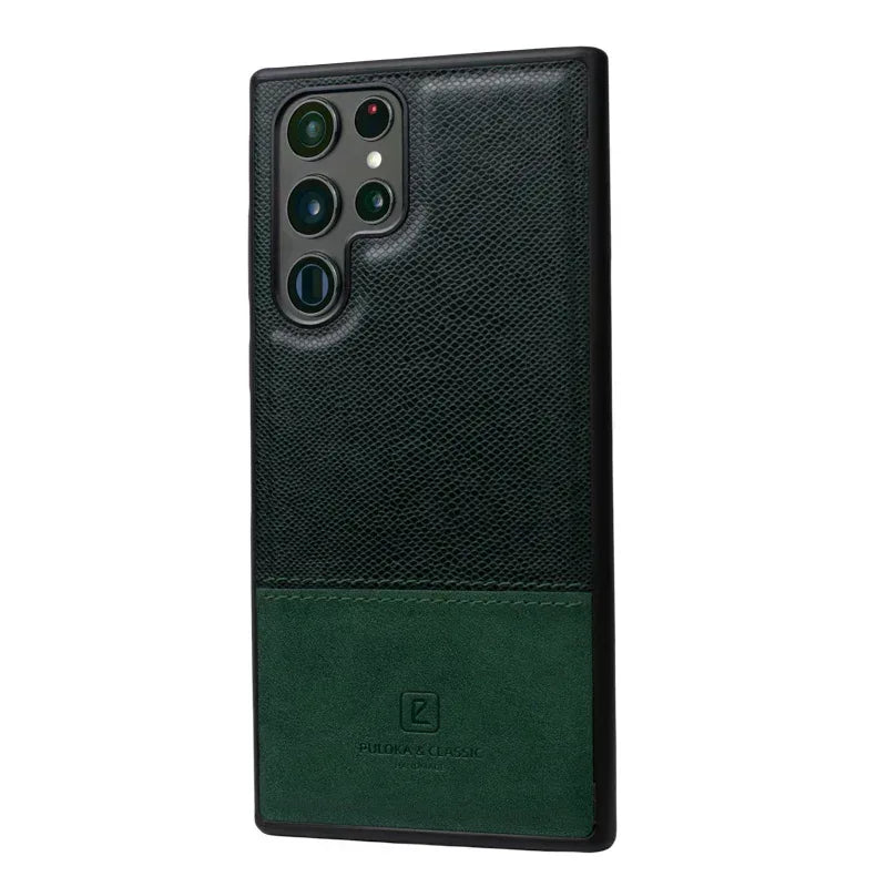 Puloka Mix Leather Case Samsung S22 Ultra - Three