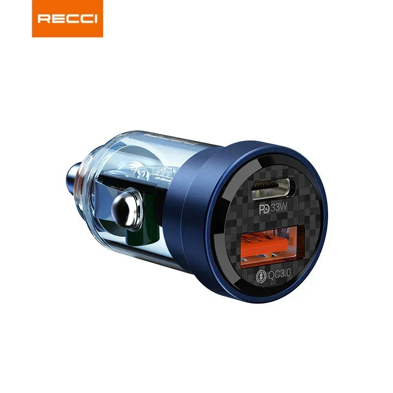 Recci Journey Series PD Fast Charging Car Charger RCC-N17 - Three
