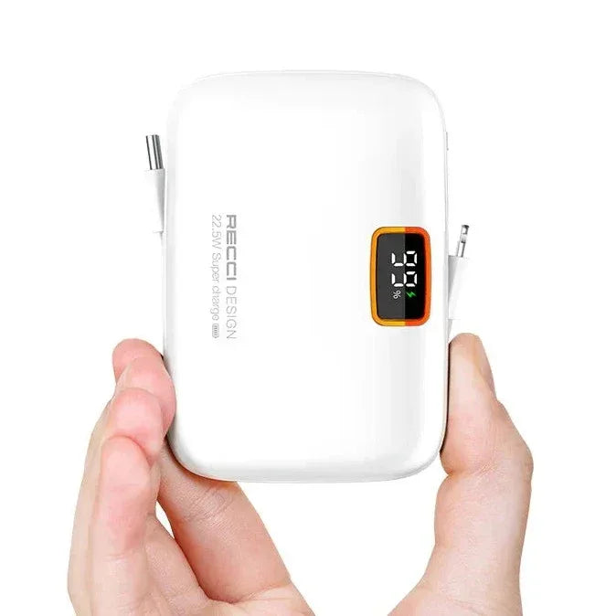 Recci Genius 10000 mAh Fast Charging Power Bank RPB-P33 - Three