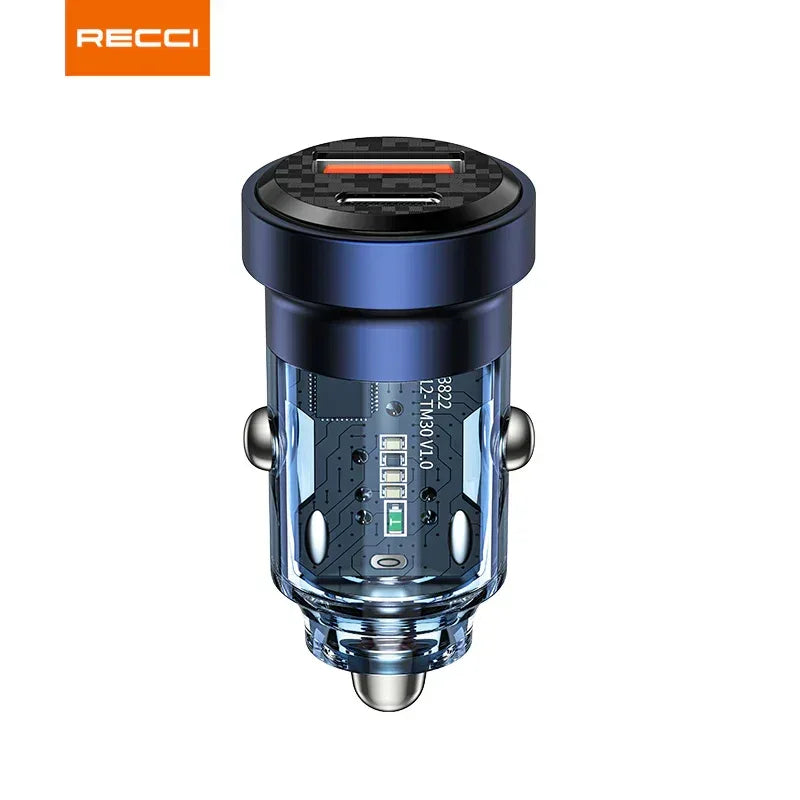Recci Journey Series PD Fast Charging Car Charger RCC-N17 - Three
