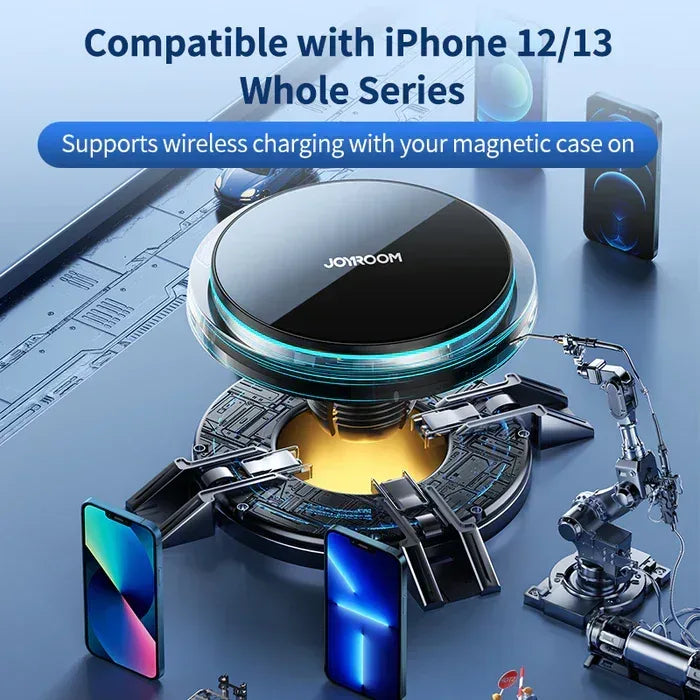 Joyroom Magnetic Wireless Car Charger Holder JR-ZS291 - Three
