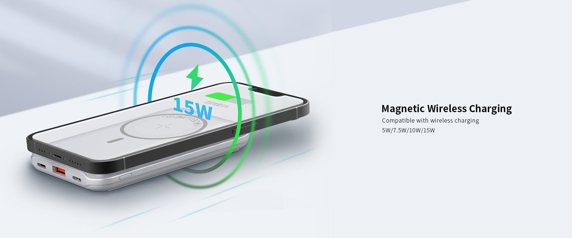 Recci Suitcase Magnetic Power Bank 10000 MAh RPB-P23