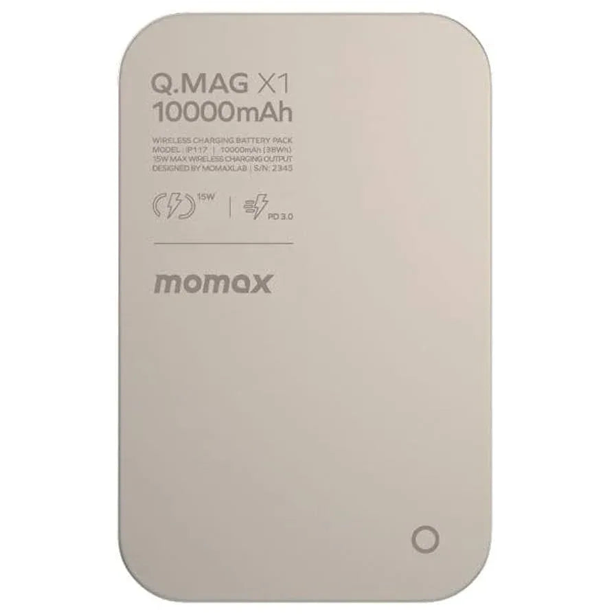 Momax Q.Mag X1 Magnetic Wireless Power Bank 10000mAh - Three