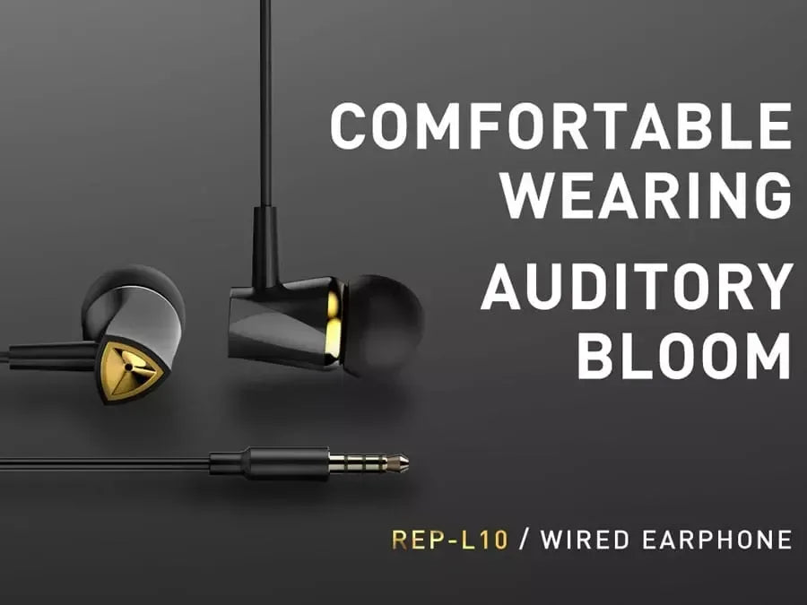 Recci In-Ear Wired EarPhone REP-L10 - Three
