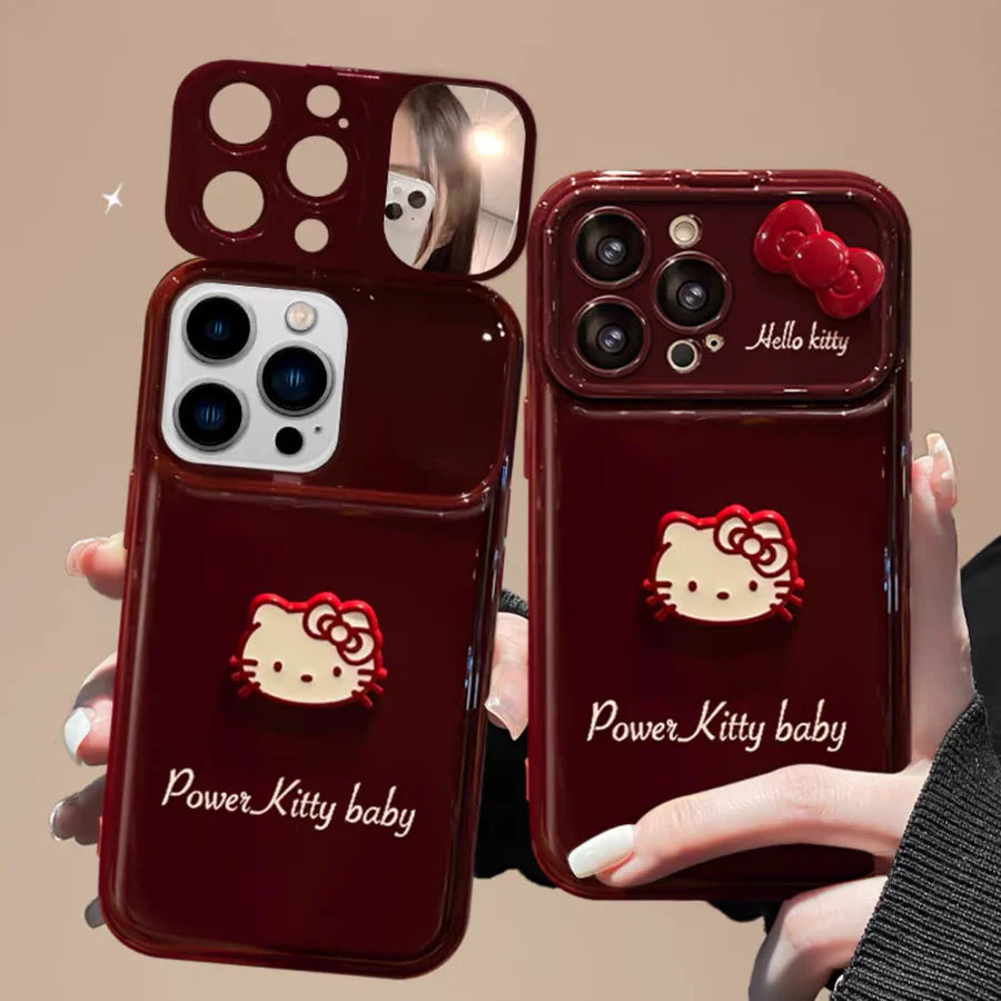 Power Kitty With Mirror Case iPhone 16 Pro Max
