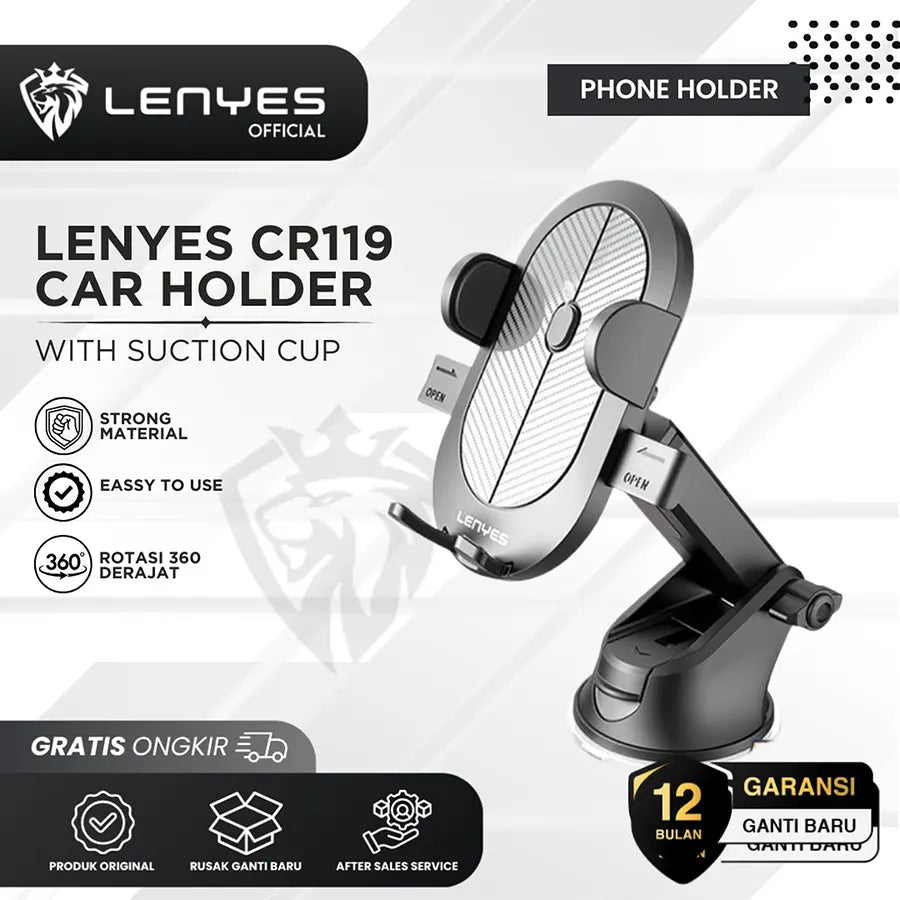 Lenyes 360-Degree Suction Car Phone Holder CR119