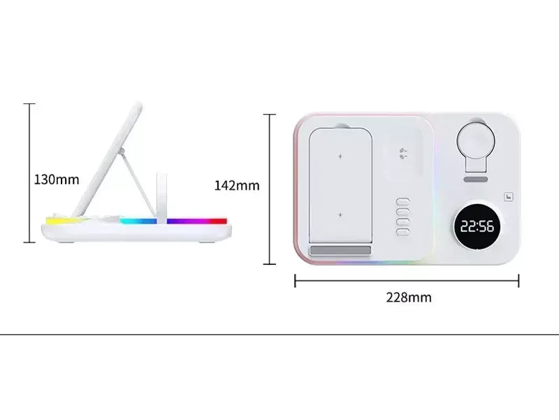 5 in 1 Wireless Charger Station Dock A82 - Three
