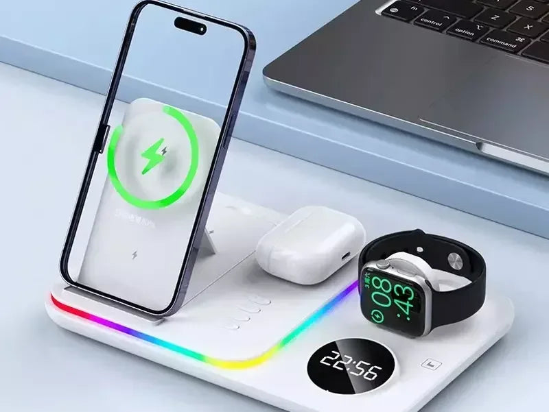 5 in 1 Wireless Charger Station Dock A82 - Three